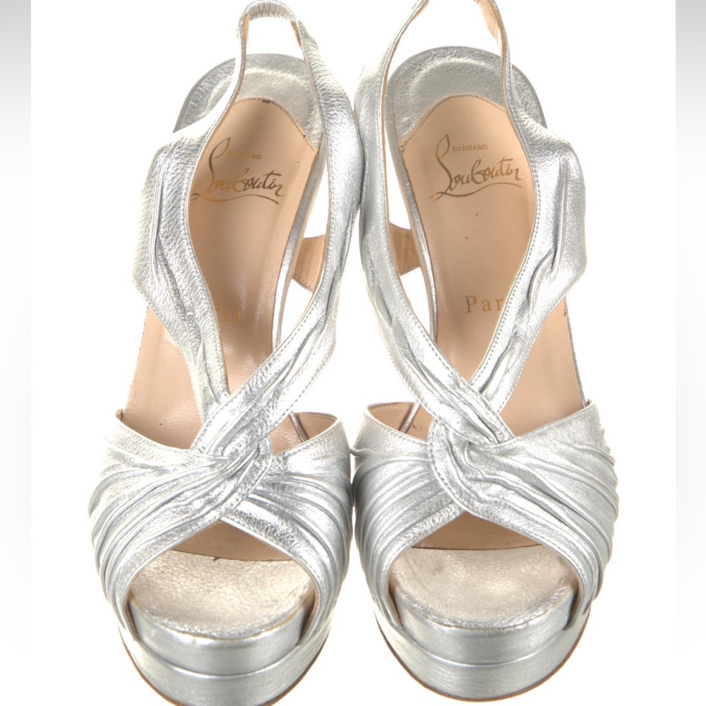 Silver Christian Louboutin